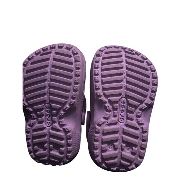 CROCS Fleece Lined Lavender Toddler Size 5C - Picture 4 of 4